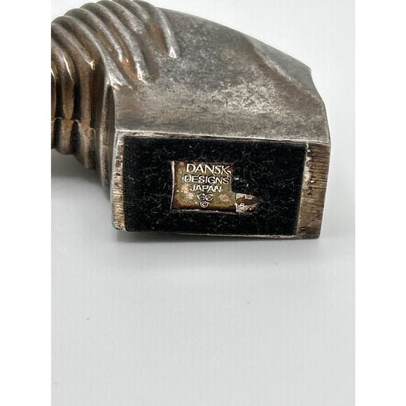 Dansk Designs Silver Bison Paperweight Scandinavian Modern - Picture 5 of 8